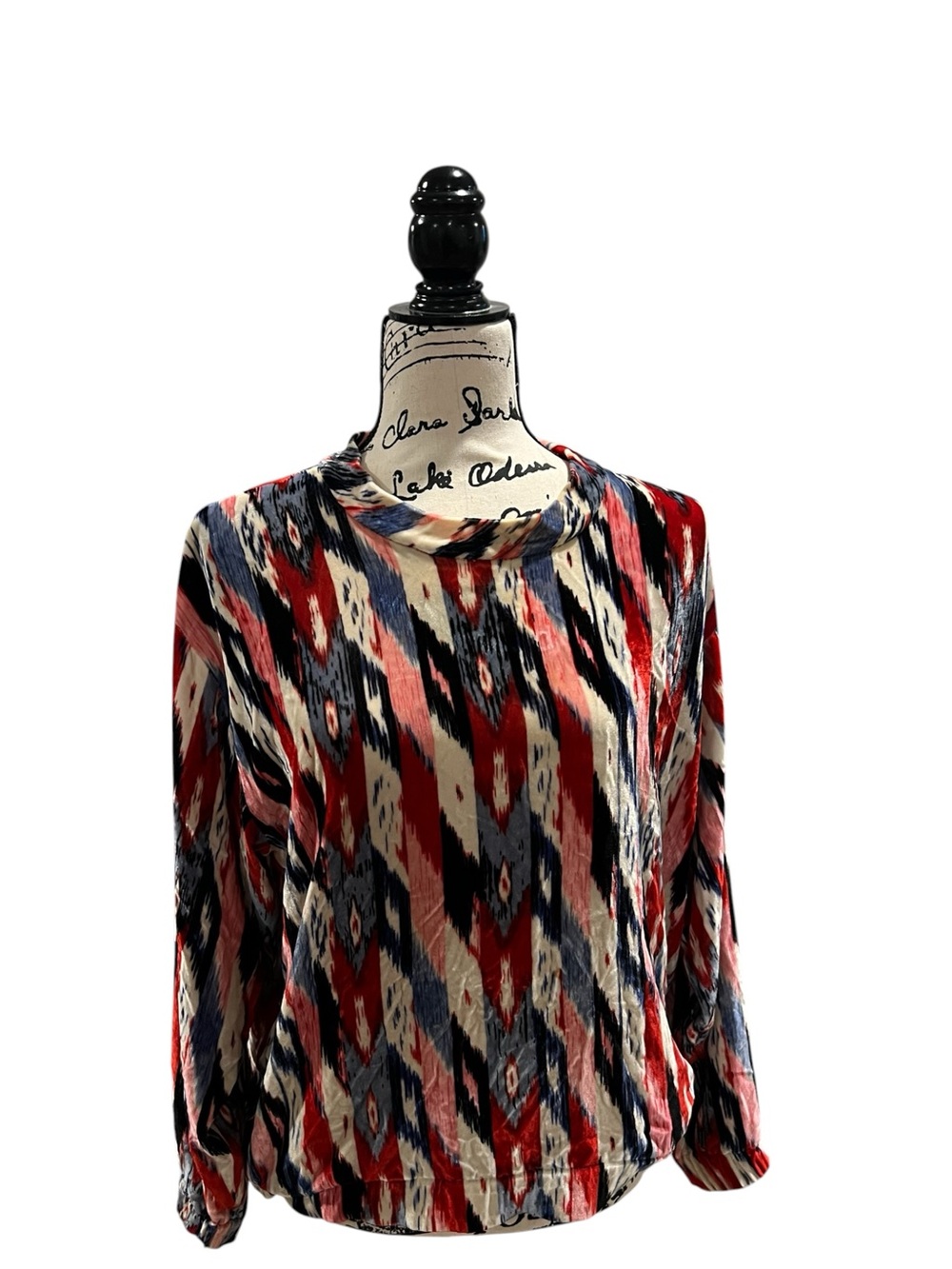 Isabel Marant Étoile Abstract Ikat Print Blouse